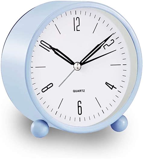 Jall Analog Alarm Clock Inch Super Silent Non Ticking Small Clock