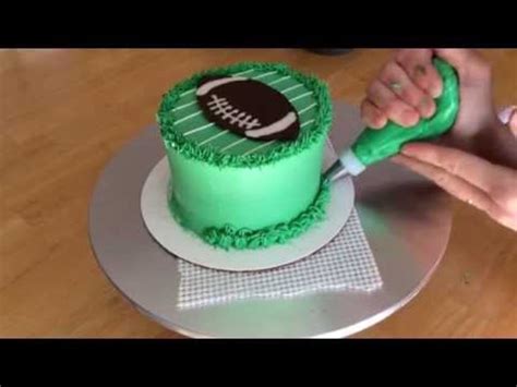 How to Decorate a Simple Football Cake - CakeCentral.com