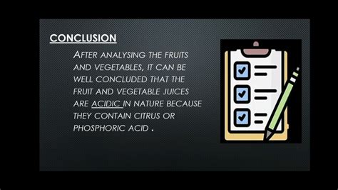 Study Of Acidity In Fruits And Vegetables Youtube