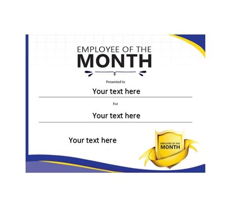 30 Printable Employee Of The Month Certificates Templatearchive