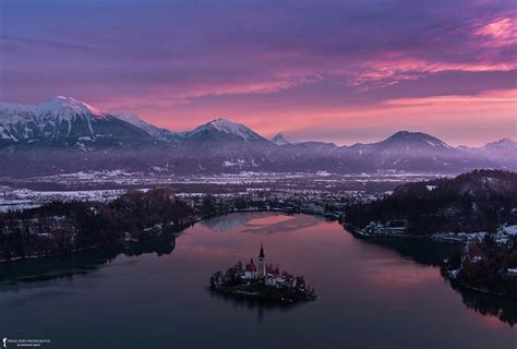 Lake Bled Sunrise Photograph by Franklin Ames - Pixels