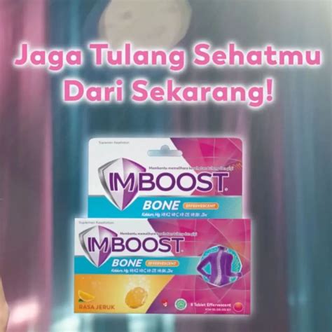 Jual Imboost Bone Effervescent Tablet Membantu Memelihara Kesehatan