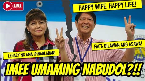 HALA NANGIYAK NGIYAK SI IMEE MARCOS NA UMAMING NABUDOL DIN NI BBM