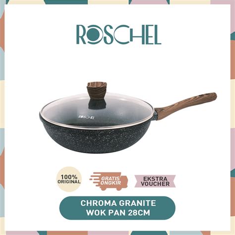 Jual Roschel Chroma Granite Wok Shopee Indonesia