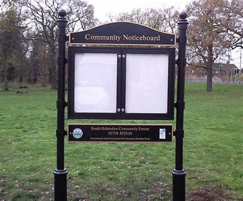 External Metal Noticeboards Fitzpatrick Woolmer Design And Publishing