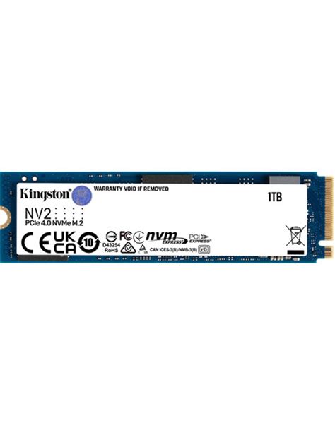 Disco De Estado Solido Interno Kingston NV2 SSD 1 TB M 2 2280