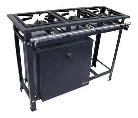 Fog O Industrial De Piso Bocas C Forno Metalfour X Frete Gr Tis