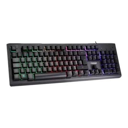 Kit Teclado Y Mouse Gamer Noga Nkb Retroiluminado Led