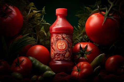 Premium Photo Hand Pouring Tomato Juice In A Glass Cup