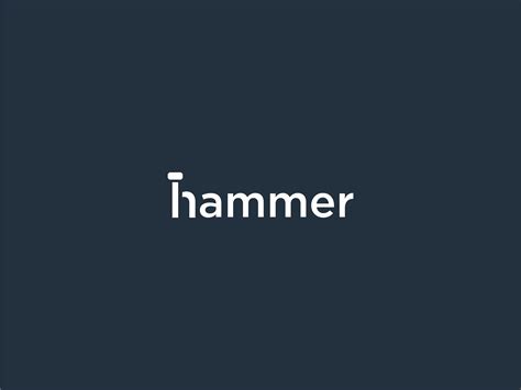 Hammer Logo Design, Logotype Vector Graphic by Bayu_PJ · Creative Fabrica