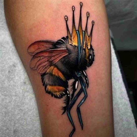 Tribal Queen Bee Tattoo