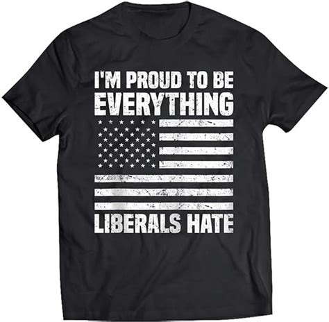 Republican Im Proud To Be Everything Liberals Hate Zip Shirt For Men