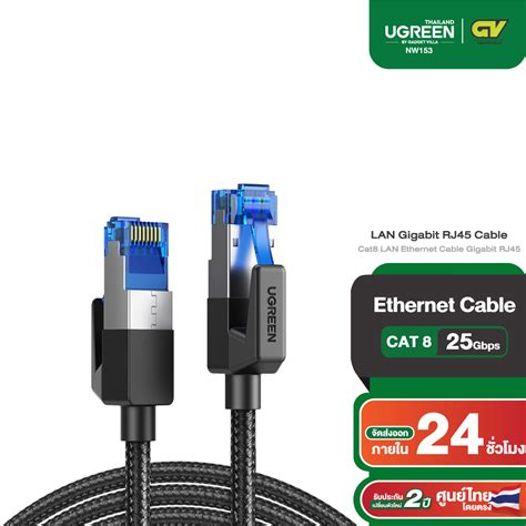 Ugreen Nw Cat Lan Rj Ethernet Cable Mhz Bandwidth