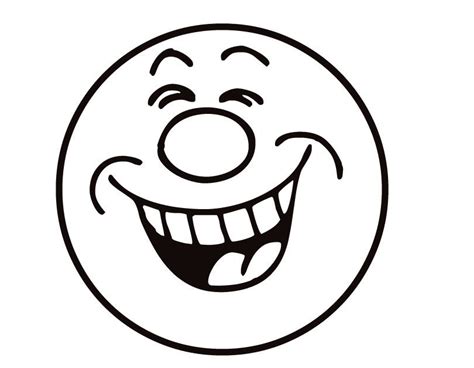 Laughing Face Clipart Black And White Clip Art Library