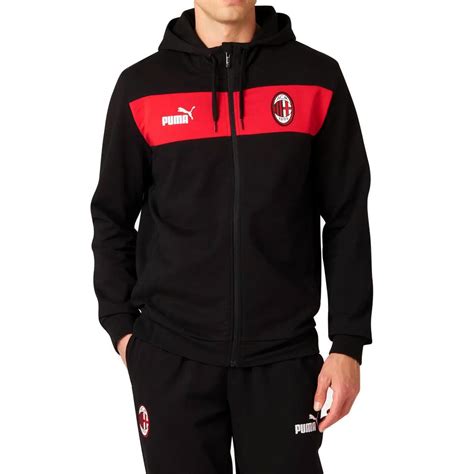 Ac Milan Casual Fans Cotton Presentation Tracksuit 202324 Puma