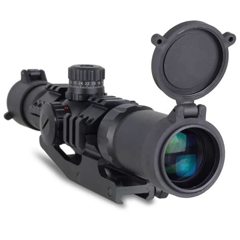 Tactical X Tri Illuminated Red Green Blue Mil Dot Reticle