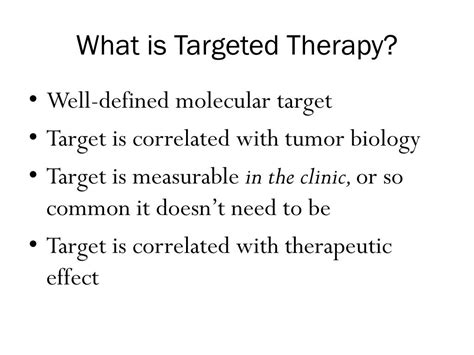 Ppt Lessons From Clinical Trials Of Targeted Therapies For Cancer