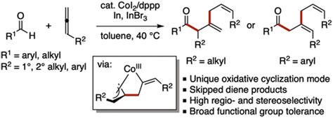 钴催化的丙二烯加氢酰基化二聚反应导致跳过的二烯organic Letters X Mol