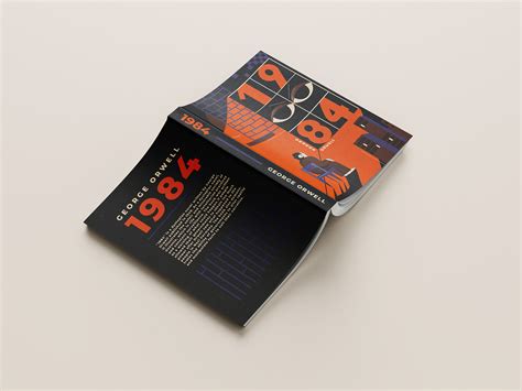 "1984" book cover :: Behance