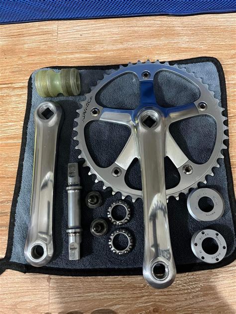 NJS Crankset Dura Ace Crank Arm Chainring Bike Bicycle Cycle