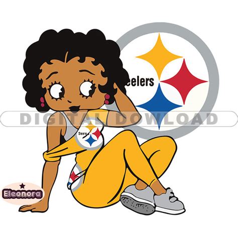 Pittsburgh Steelers Betty Boop Svg Nfl Svg Girl Sport Svg Inspire