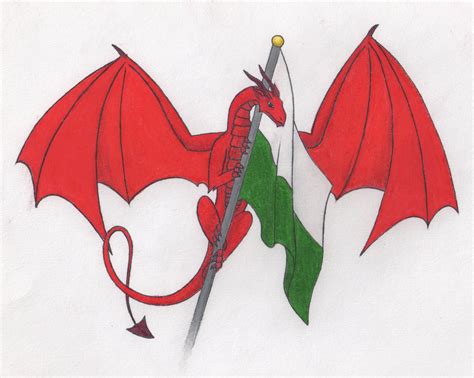 Welsh Flag Tattoo Design by Pandion-18 on deviantART | Flag tattoo ...