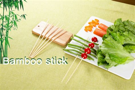 Eco Friendly Round Bamboo Barbecue Sticks Skewers For Party Bbq Buy