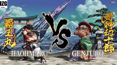 Samurai Shodown Haohmaru Vs Genjuro Kibagami Hardest Ai Youtube