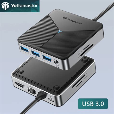 Yottamaster Estaci N De Acoplamiento Divisor USB C 3 0 100W Alta