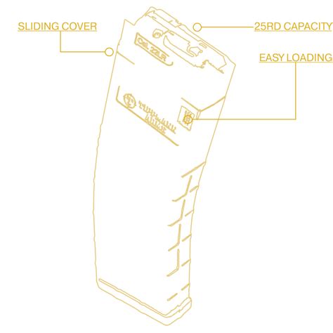 Tippmann 25rd 22lr Magazine Gunbros