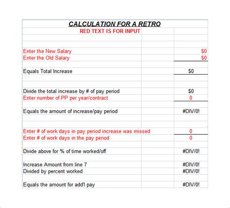 Net Salary Calculator Templates 13 Free Docs Xlsx And Pdf Formats