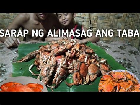 Pamamana Ng Hipon At Alimasag Sa Gabi Gamit Ay Sirang Payong Buhay