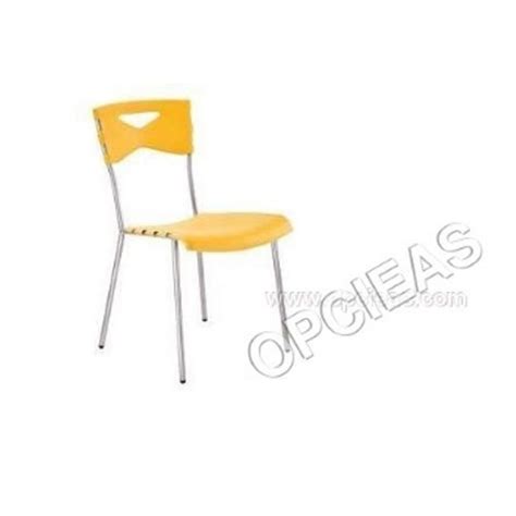 Stainless Steel Silver Natural Opc Cafeteria Chair At Rs