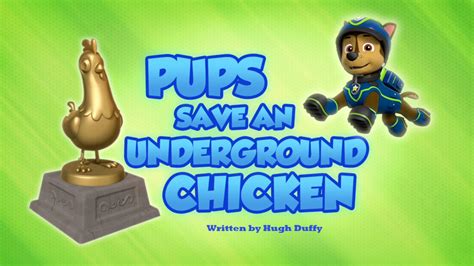 Pups Save An Underground Chicken Paw Patrol Wiki Fandom Powered By