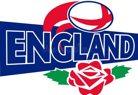 Rugby Ball England Rose English Stock Photo - Image: 17129050