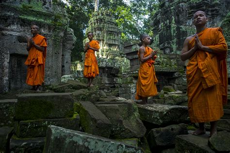 Dreams Of The World Buddhist Monk From Angkor Cambodia National