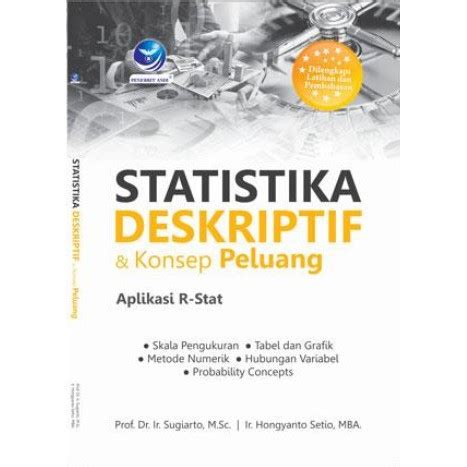 Jual Buku Statistika Deskriptif Dan Konsep Peluang Aplikasi R Stat