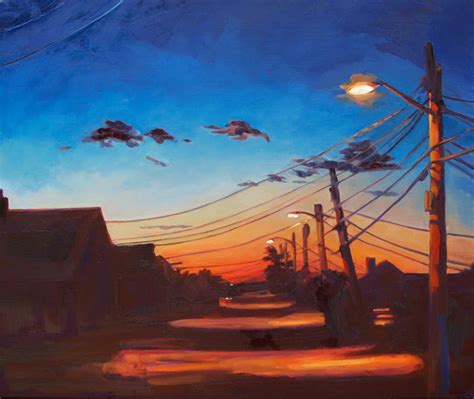 Landscape Artists International: Colorful Landscape Sunset Oil Painting ...