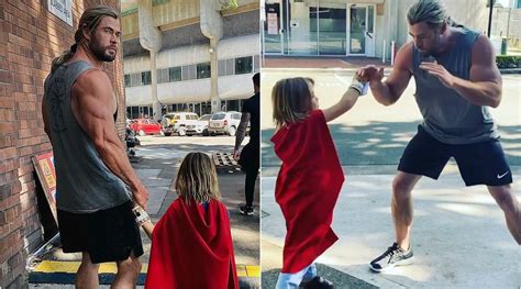 ‘Thor’ aka Chris Hemsworth says his son wants to be Superman: ‘Lucky I ...