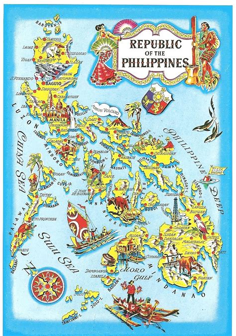 Visiting the Philippines | Philippines, Illustrated map, Philippine map