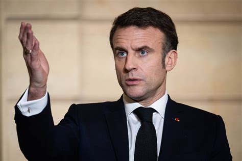 Macron Dans Lhumanit Je Nai Jamais Consid R Que Le Rn Ou