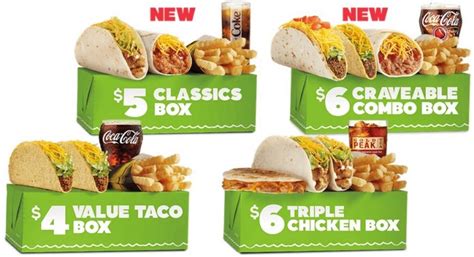 Del Taco Updates Its Fresh Faves Boxes With New 5 Classics Box And New 6 Craveable Combo Box