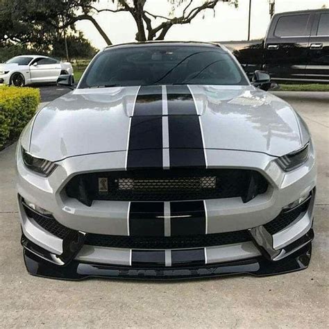 2015 2016 2017 2018 Gt350 Style 2 Color Mustang 6 Plain Rally Stripe Stripes Graphics Set