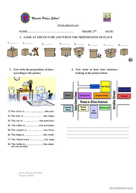 Prepositions Of Place Esl Worksheet By Sandramendoza Photos Hot Sex