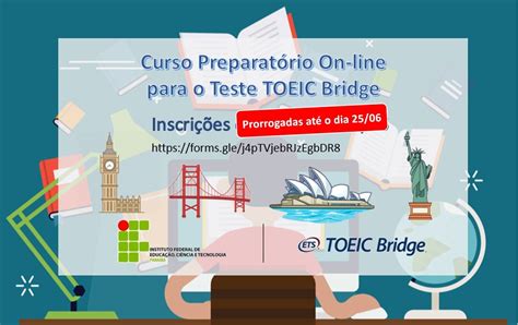 Curso Preparat Rio Para O Teste Toeic Bridge Instituto Federal Da