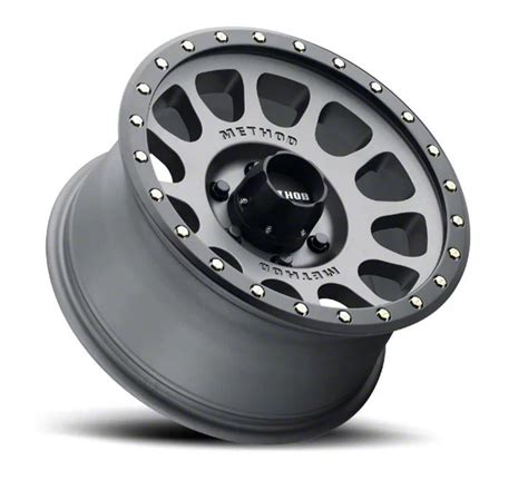 Method Race Wheels Ram 2500 Mr305 Nv Titanium With Matte Black Lip 8 Lug Wheel 20x9 18mm