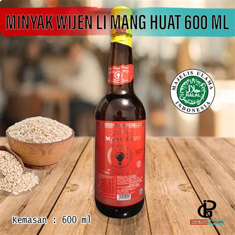 Minyak Wijen Li Mang Huat Ml Sesame Oil Li Mang Huat Lazada