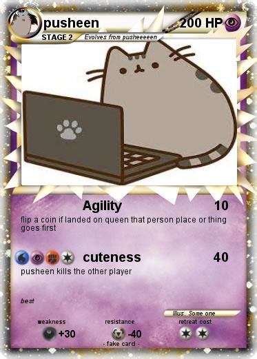 Pokémon Pusheen 332 332 Agility My Pokemon Card