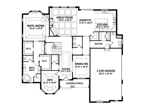 Eplans European House Plan Country French 15 Stoney Grandeur Estate