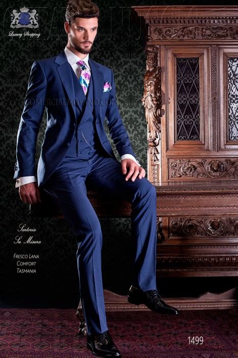 Blue Royal Wedding Suit Mario Moreno Moyano